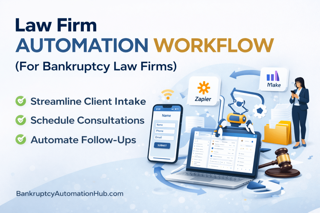 Law Firm Automation Workflow Example (For Bankruptcy Law&nbsp;Firms)